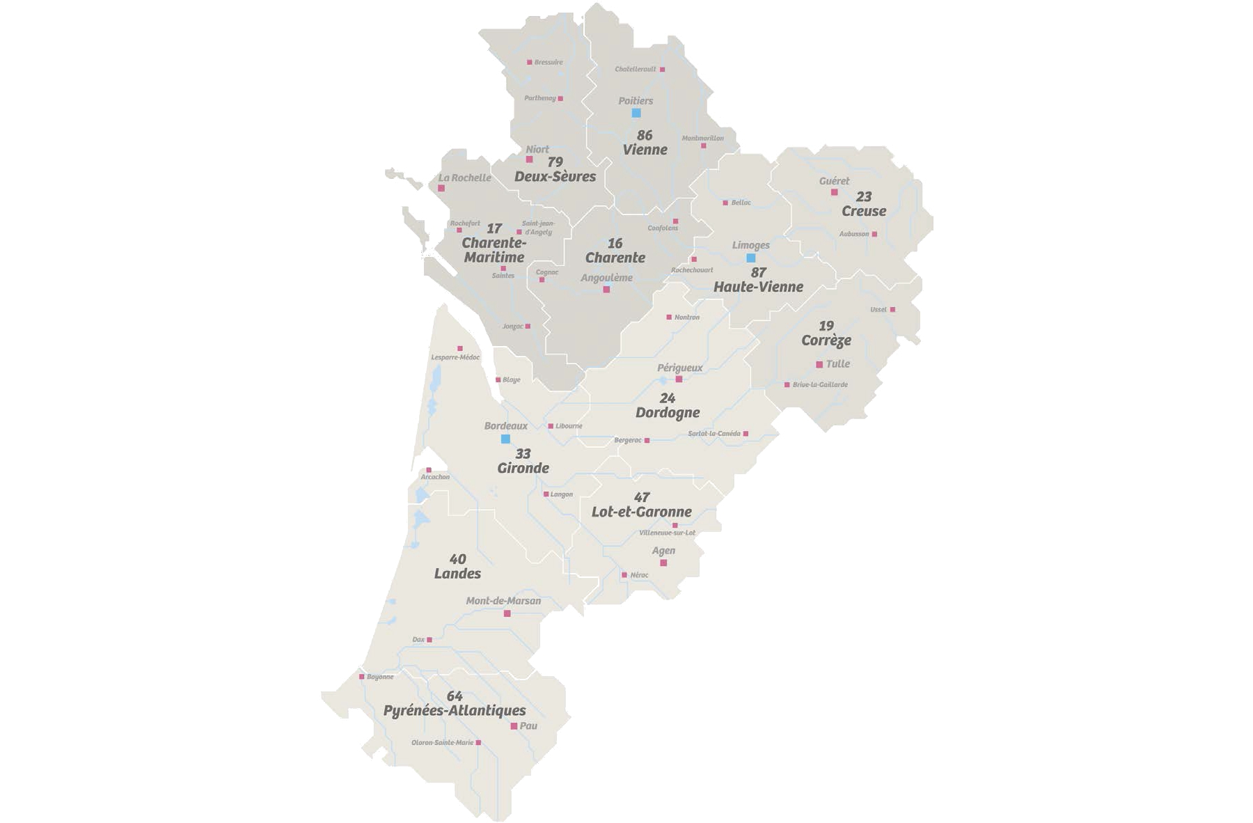 Carte élus territoire