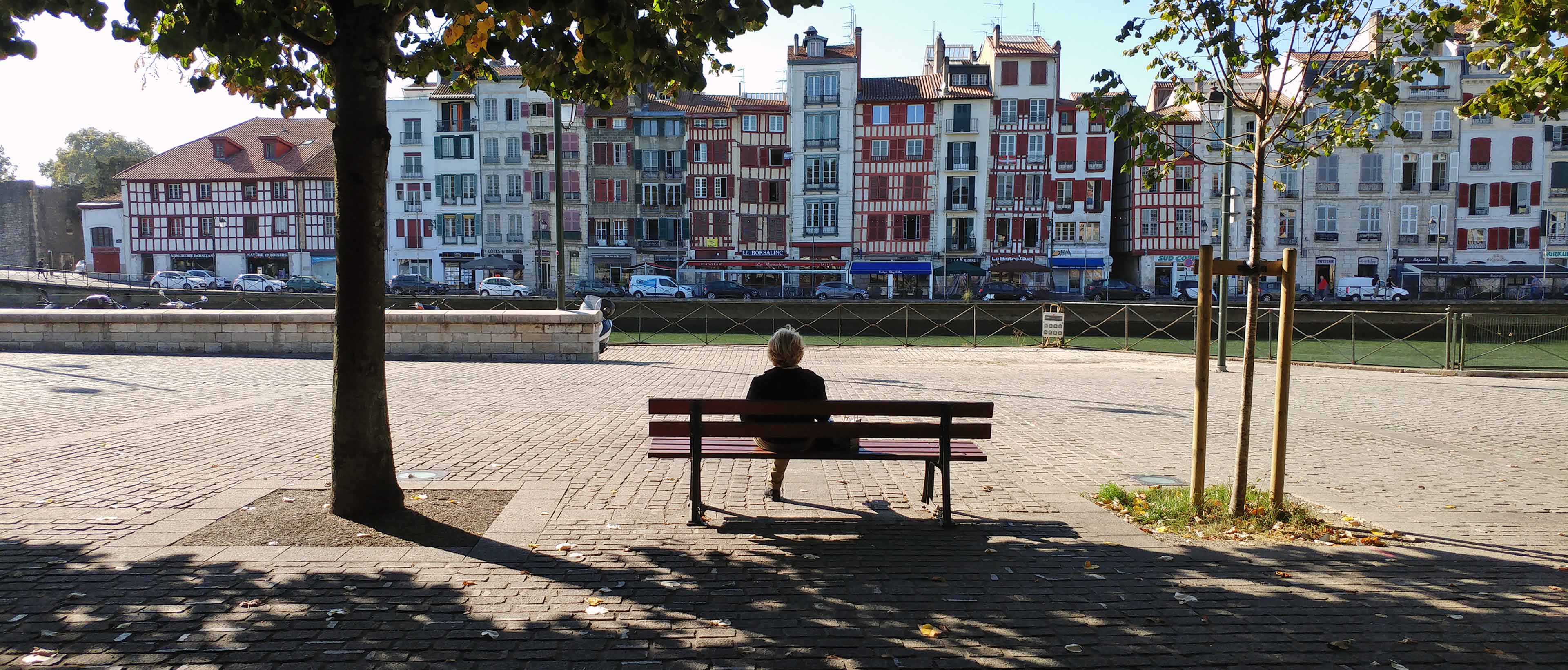 Les quais de la Nive à Bayonne