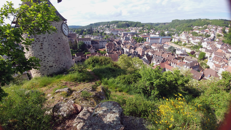Aubusson, la tour de l'horloge