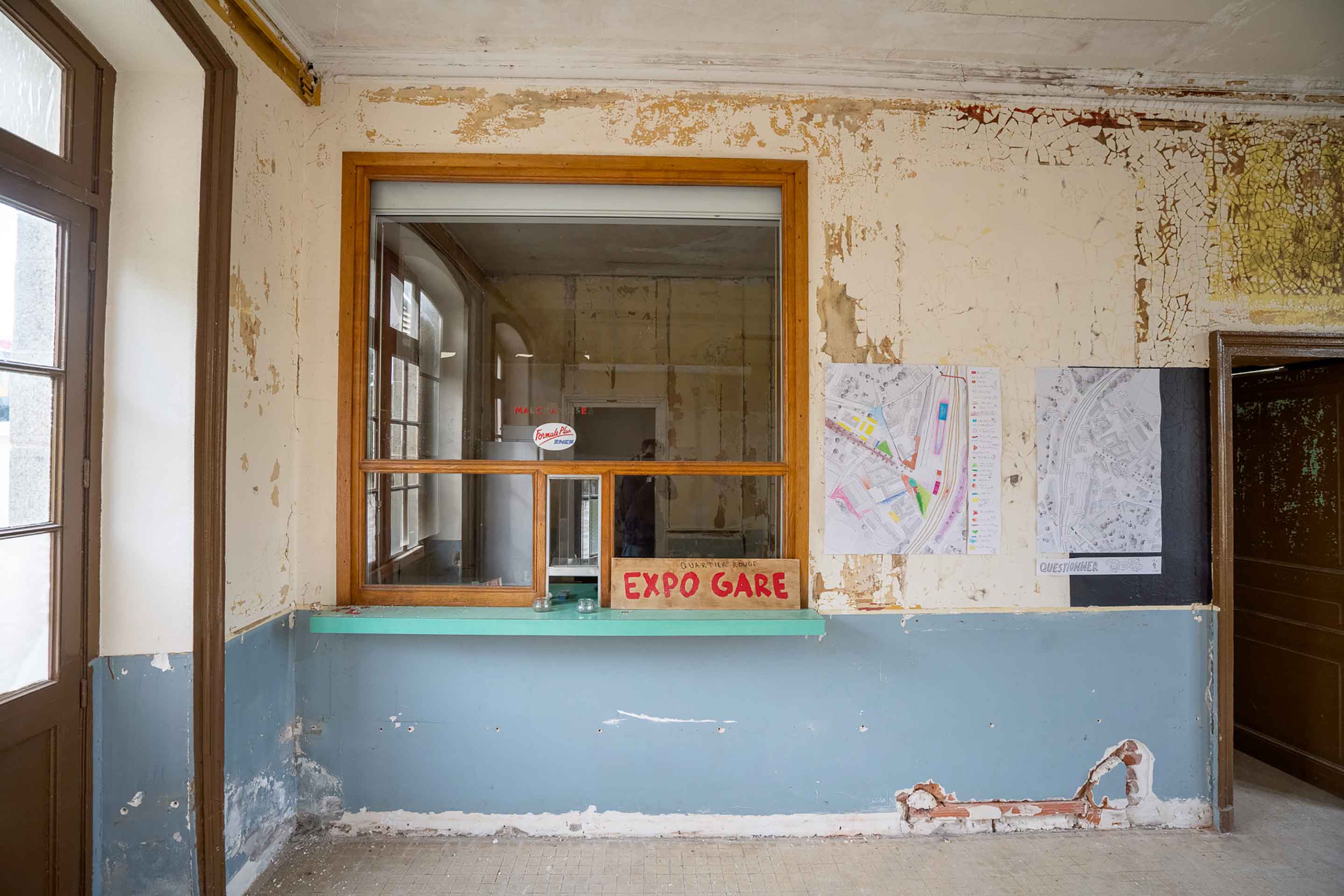 Photo du guichet de la gare