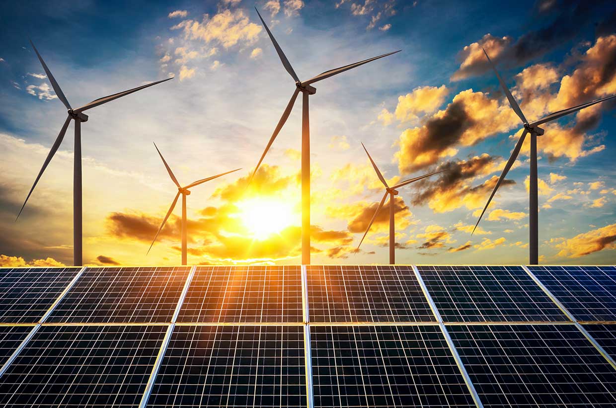 Photo de panneaux photovoltaïque