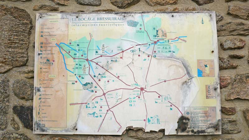 Une carte du bocage bressuirais