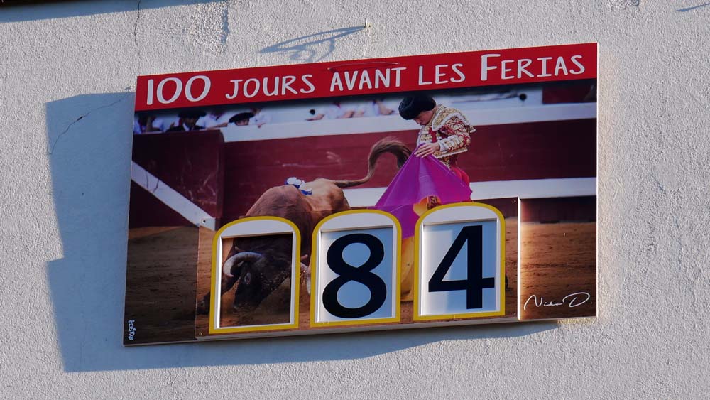Les jours sont comptés avant la feria...