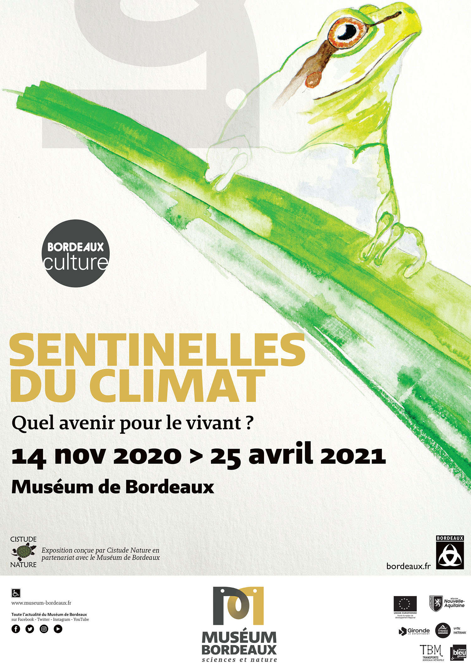 Les sentinelles du climat - Expo 2020 - affiche