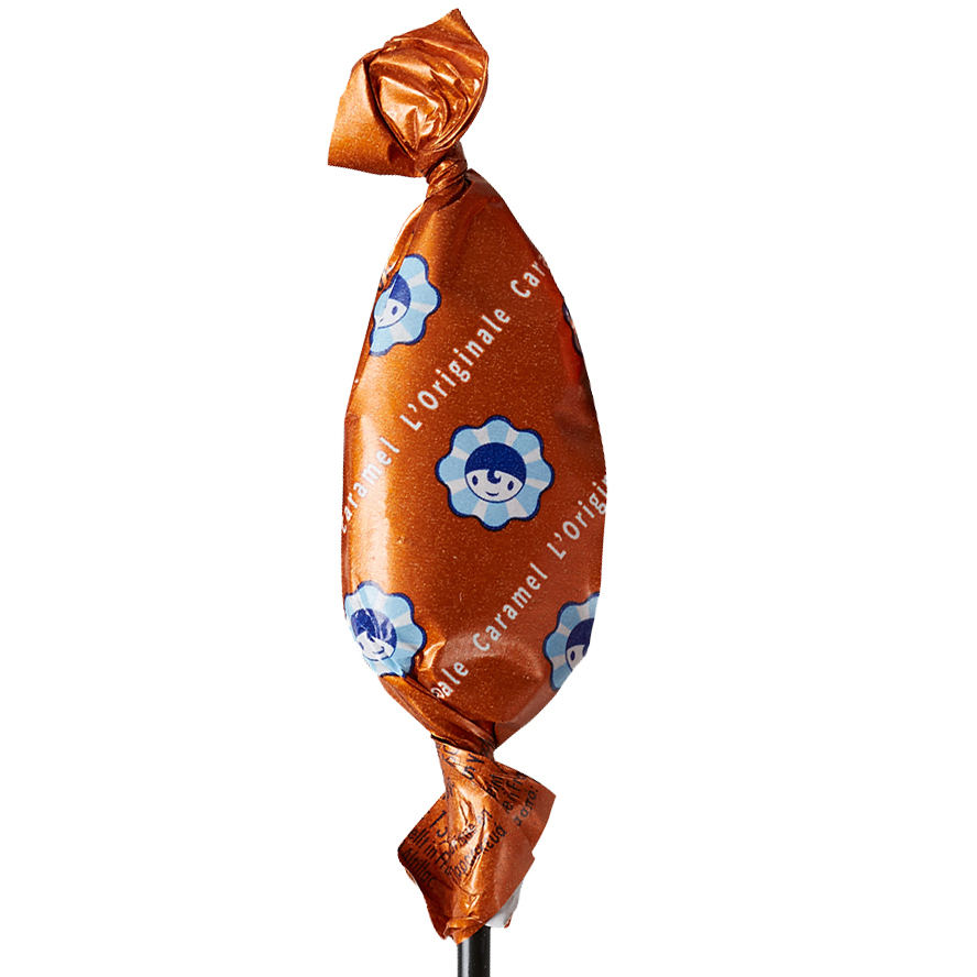 Sucette au caramel au lait Pierrot Gourmand