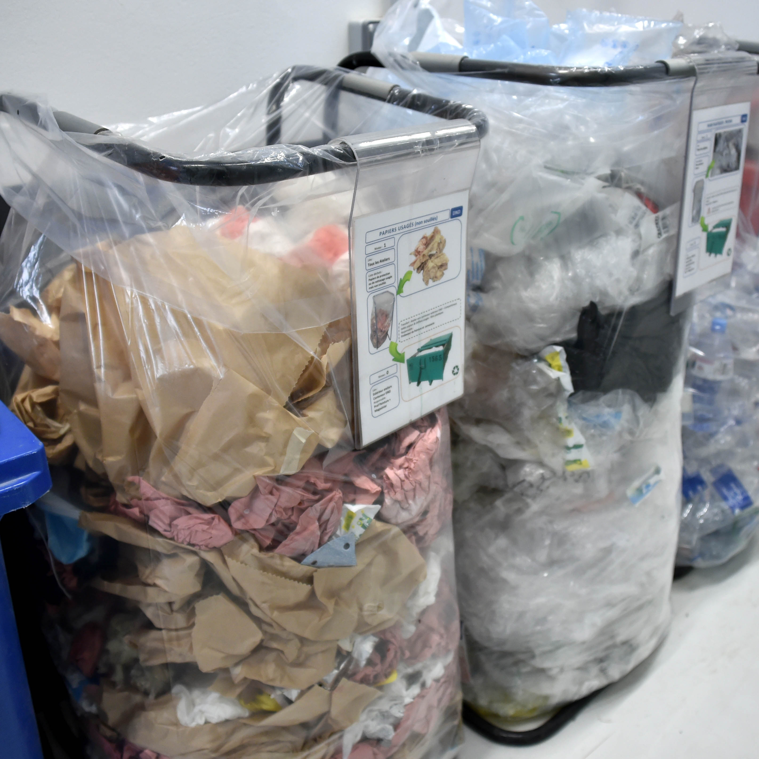 Poubelles de tri