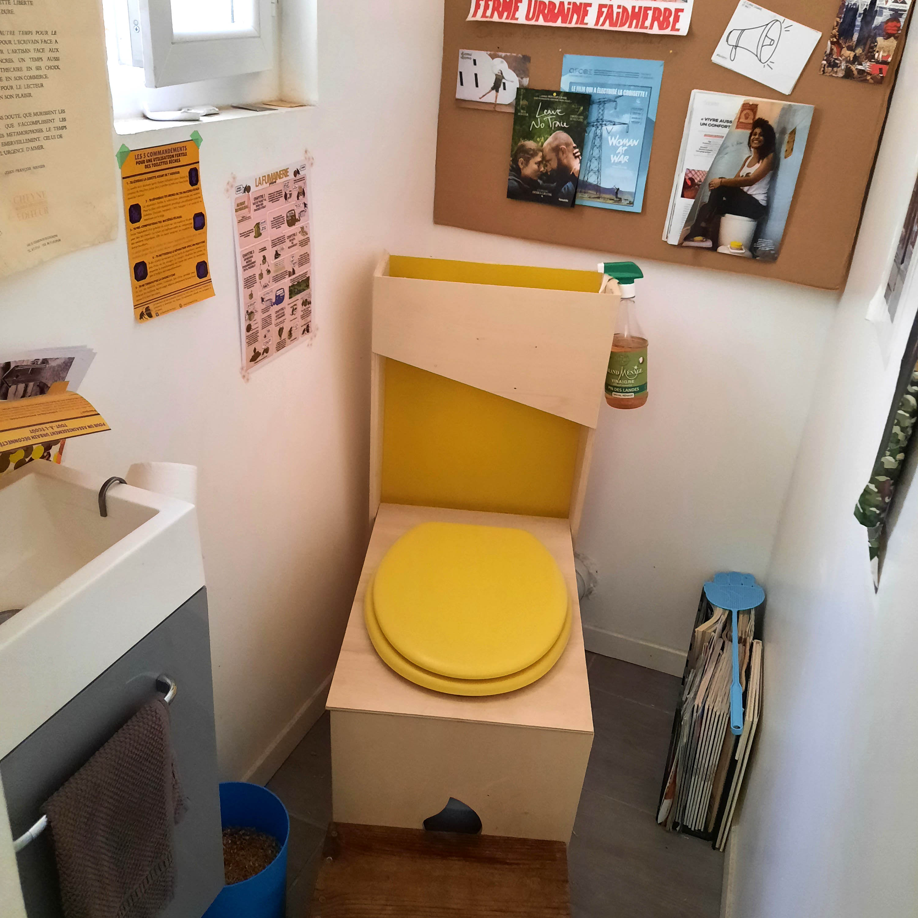 Toilettes sèches à la maison