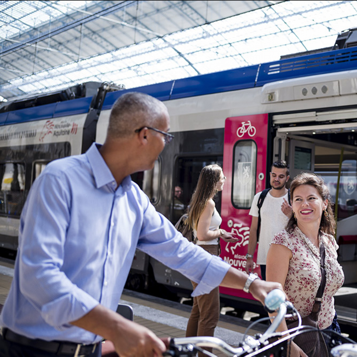 TER en gare de Bordeaux