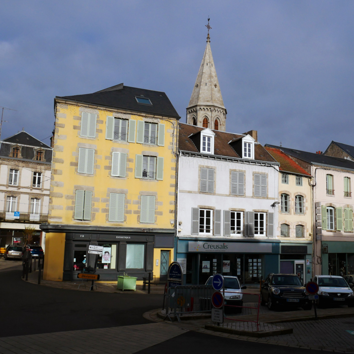 Guéret, place du marché