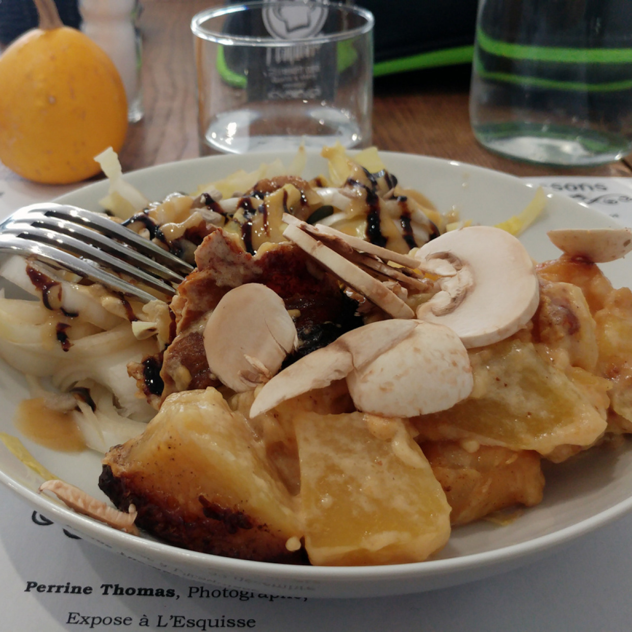  Au menu de l’Esquisse à Guéret : tartiflette végétarienne