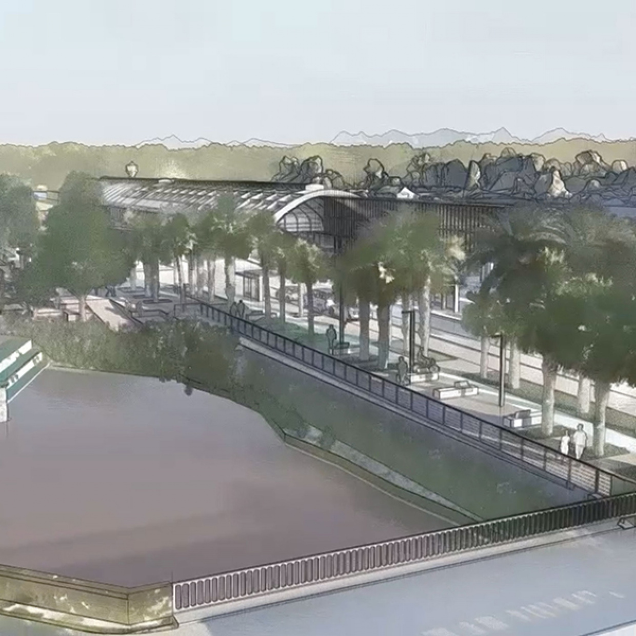 Projet halles Sernam Pau