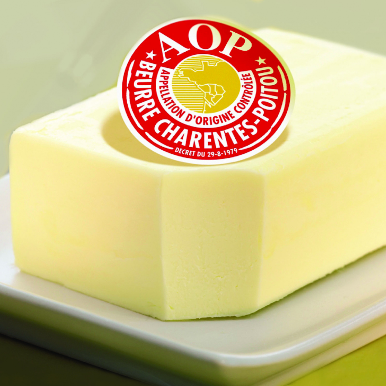 Beurre d'appellation d'origine contrôlée Charentes-Poitou