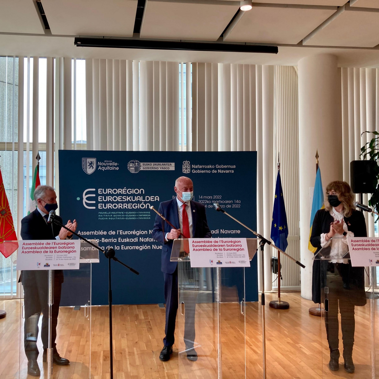 Passation de présidence de l'Eurorégion en mars 2022