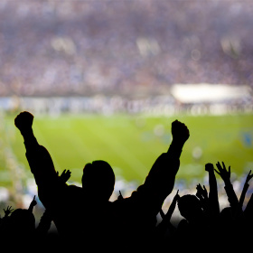 Public dans les tribunes