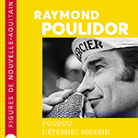 couverture d'ouvrage avec photo portrait de profil de Poulidor