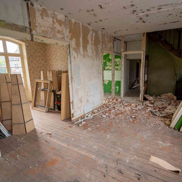 Photo de l'étage de la gare pour futurs bureaux