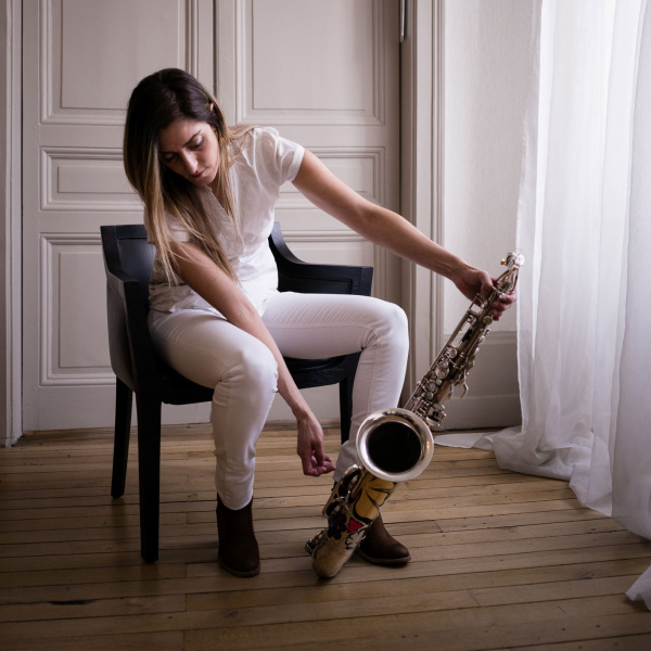 La saxophoniste Silvia Ribeiro Ferreira