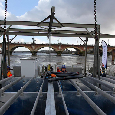 Des hydroliennes dans la Garonne bordelaise