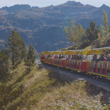 Audrey, conductrice du train d’Artouste