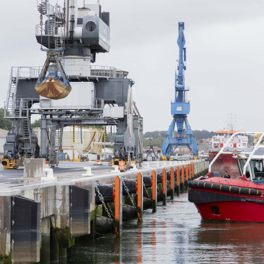 Port de Bayonne : le nouveau quai Armand-Gommès