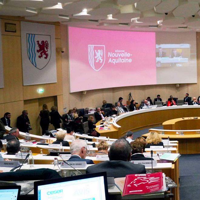 Photo de la salle plénière