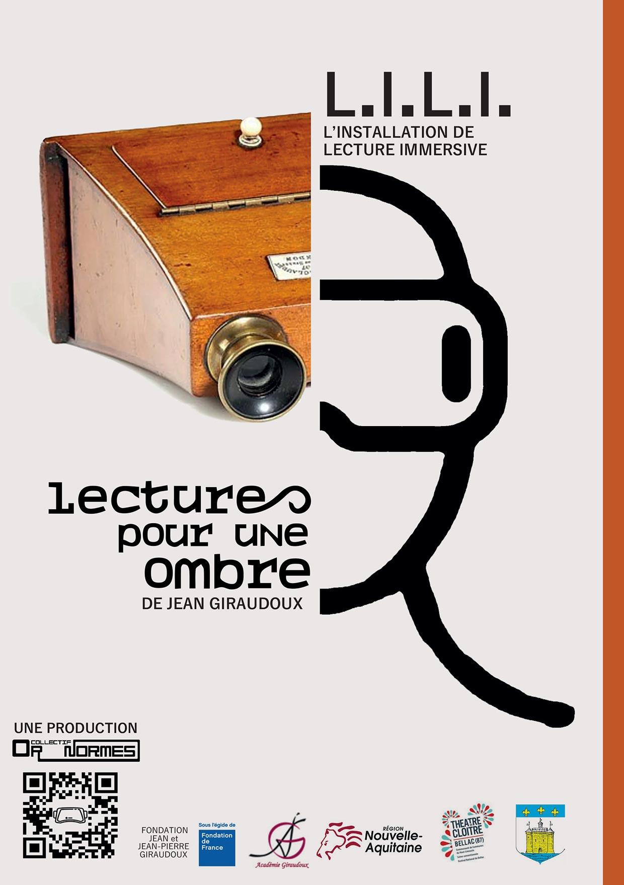Flyer Lectures pour une ombre