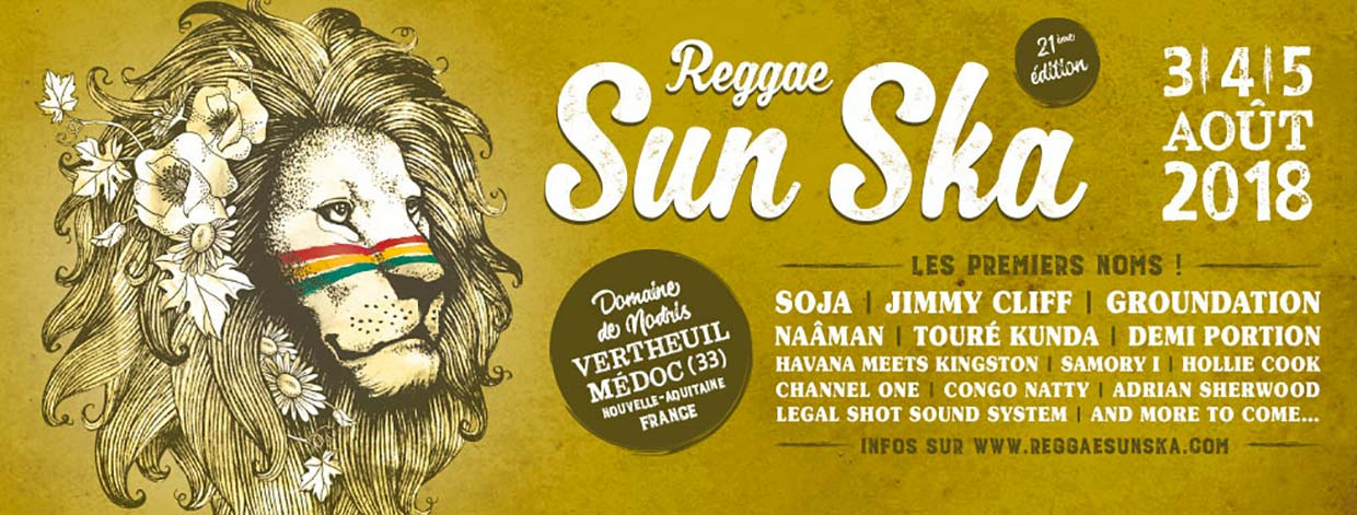 Programmation du Reggae Sun Ska 2018