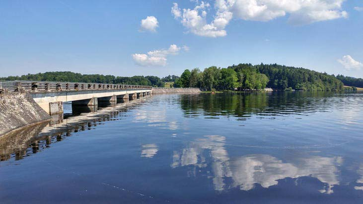 Passerelle vers l’île