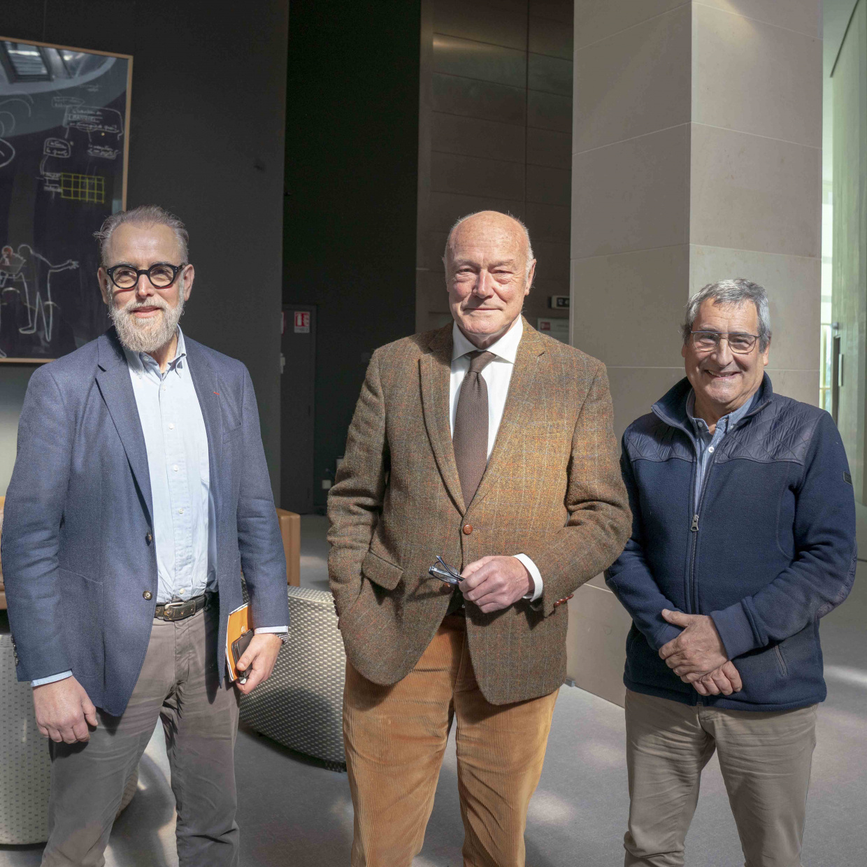 Denis Malvy, Alain Rousset et Gilles Boeuf