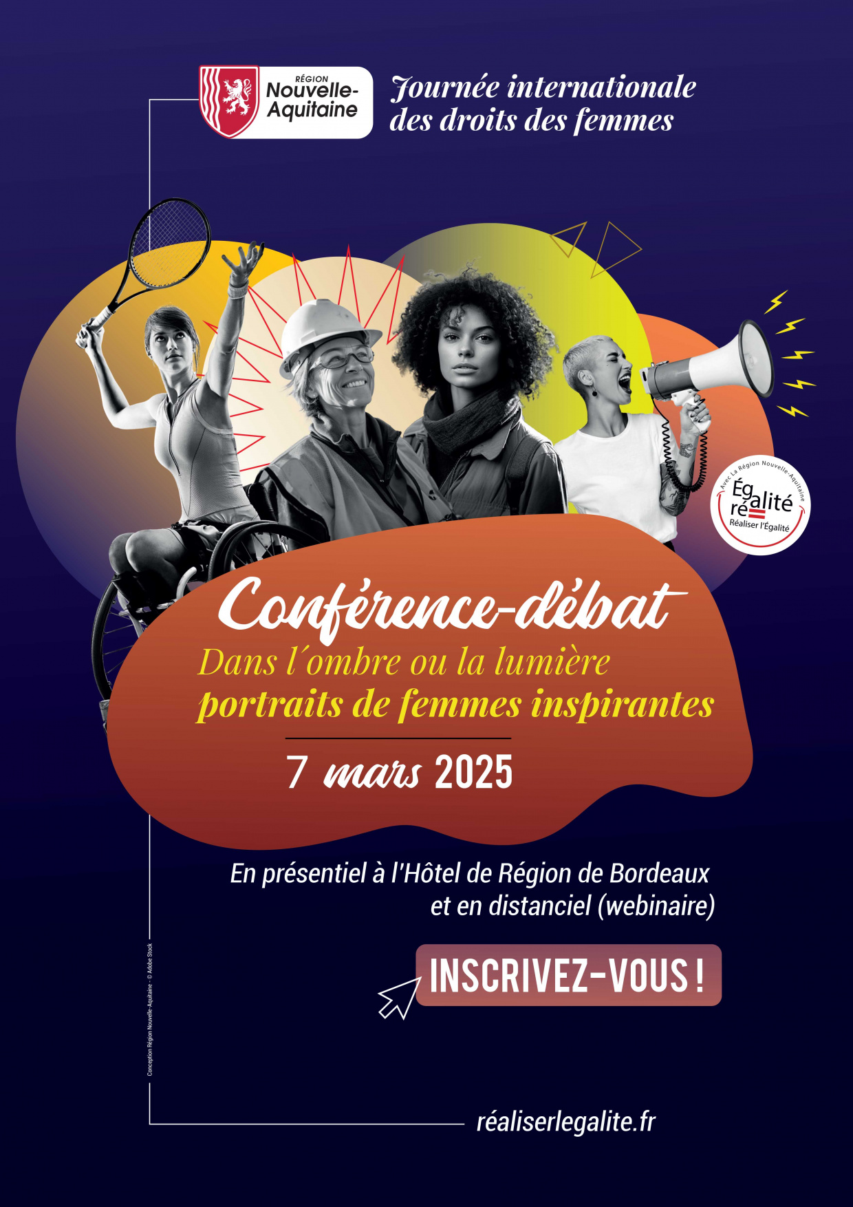 Journée internationale des femmes - affiche 2025