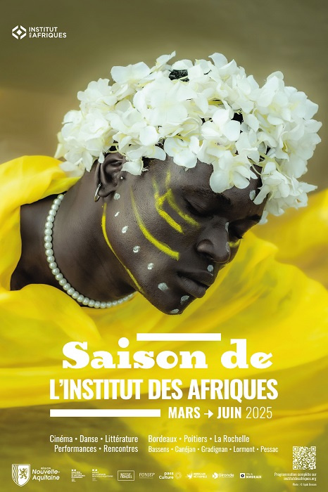 affiche saison de l'institut des Afriques 2025