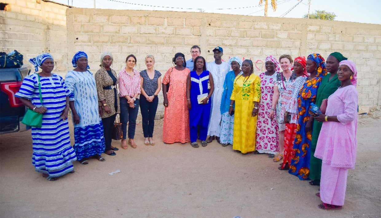 Délégation sénégalaise avec leurs homologues français
