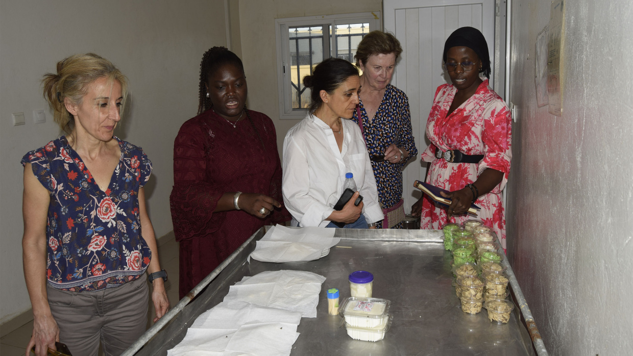 Visite d'un laboratoire de produits issus de l'élevage caprin