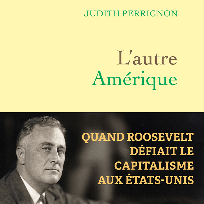 couverture du livre L'autre Amérique avec un portrait de Roosevelt