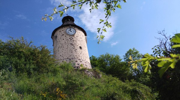 Aubusson, la tour de l'horloge