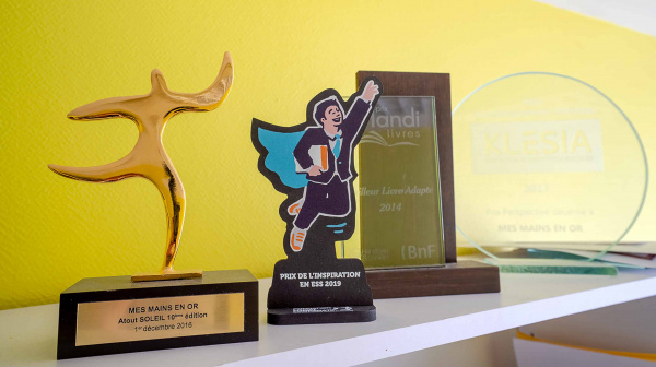 Quelques trophées - Mes Mains en or