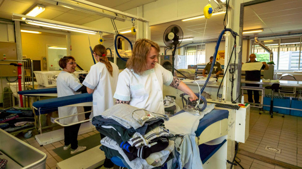 Photo de la blanchisserie de l'Avehc 