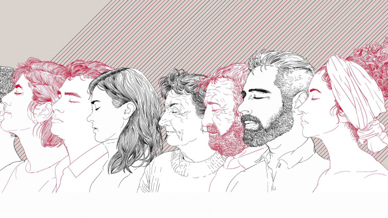 Illustration de la série portraits de Néo-Aquitains