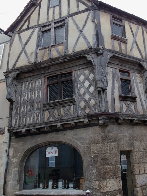 La maison de lieutenance, maison médiévale en bois à Cognac, en Charente