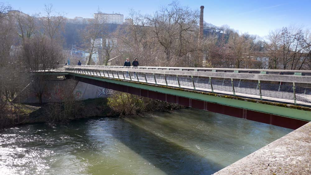 La passerelle de l’île Marquet