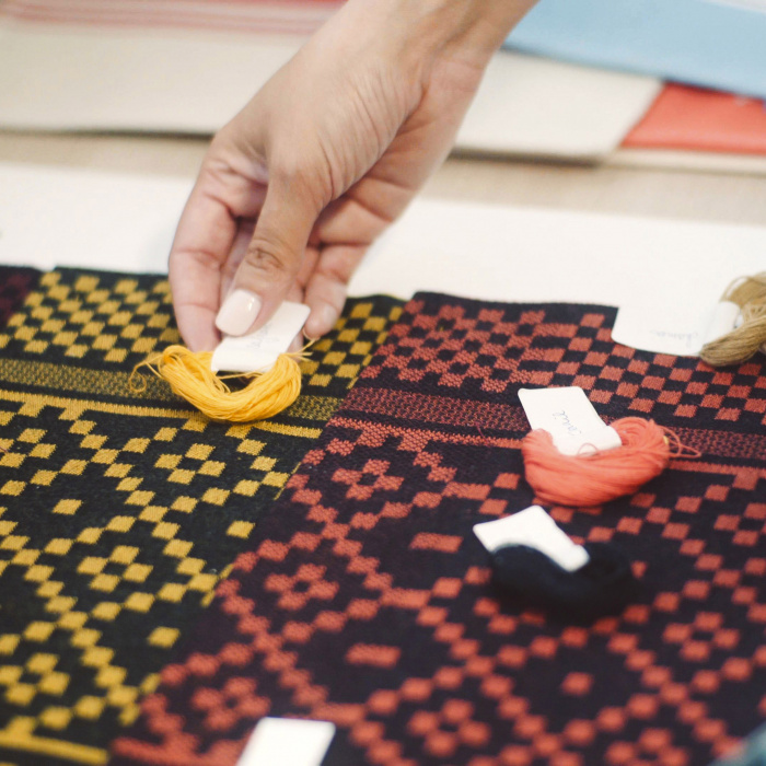 Les différents motifs des tissages Moutet