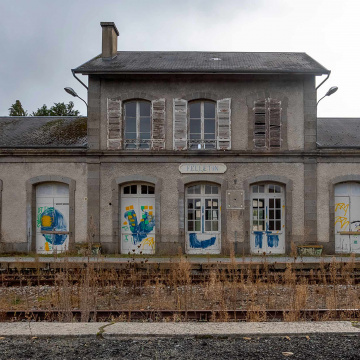 Quartier rouge à la gare