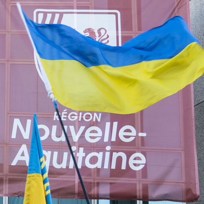 La Nouvelle-Aquitaine solidaire du peuple ukrainien