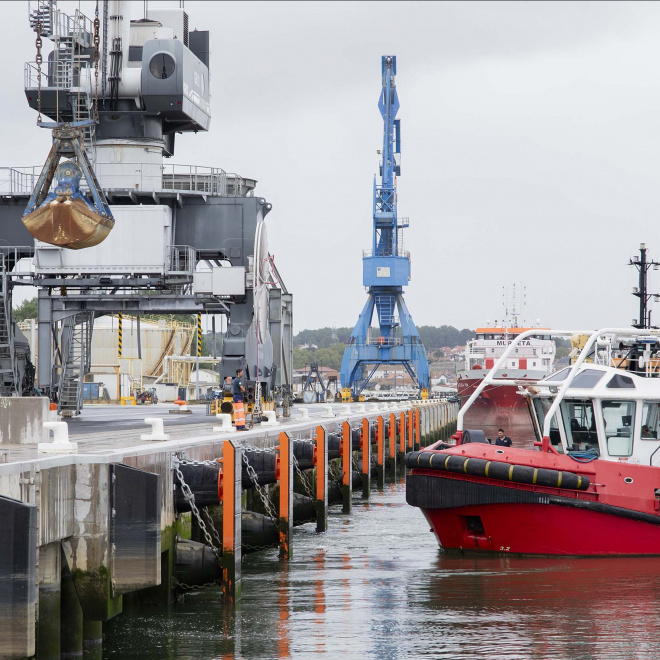 Port de Bayonne : le nouveau quai Armand-Gommès
