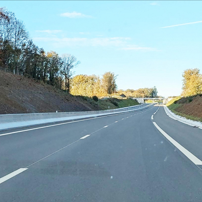 Nouveau tronçon de la RN141 entre Roumazières-Loubert et Exideuil-sur-Vienne